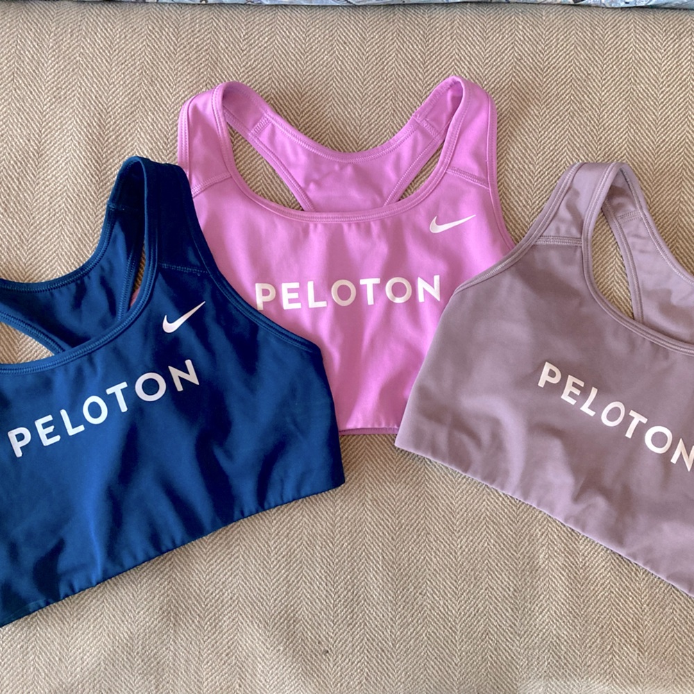 Nike Peloton Sports Bras - Blue,Pink, and Lavender